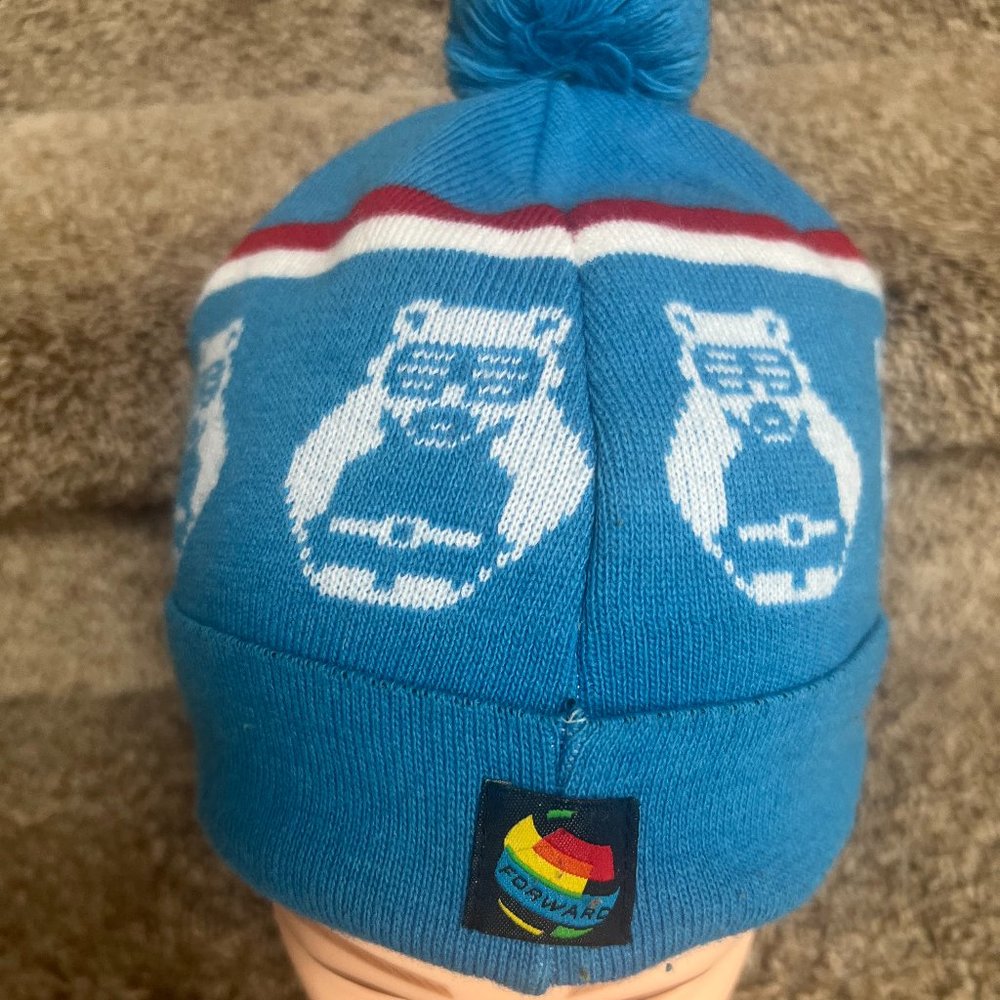 Sochi Blue Unisex Beanie Skull Hat.